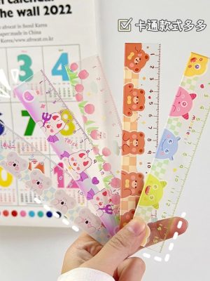 Pembaris Sekolah 15cm || Kepelbagaian Corak